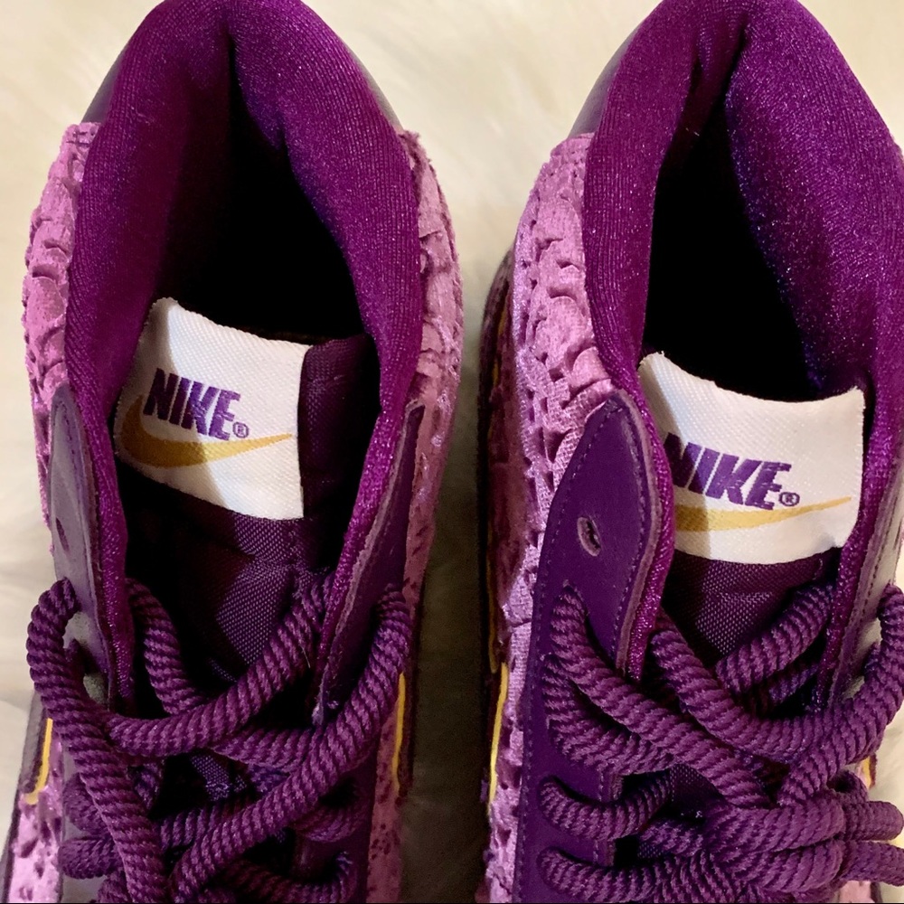 Women’s Nike Blazer Mid Top Sneakers Purple Velvet - Picture 9 of 9